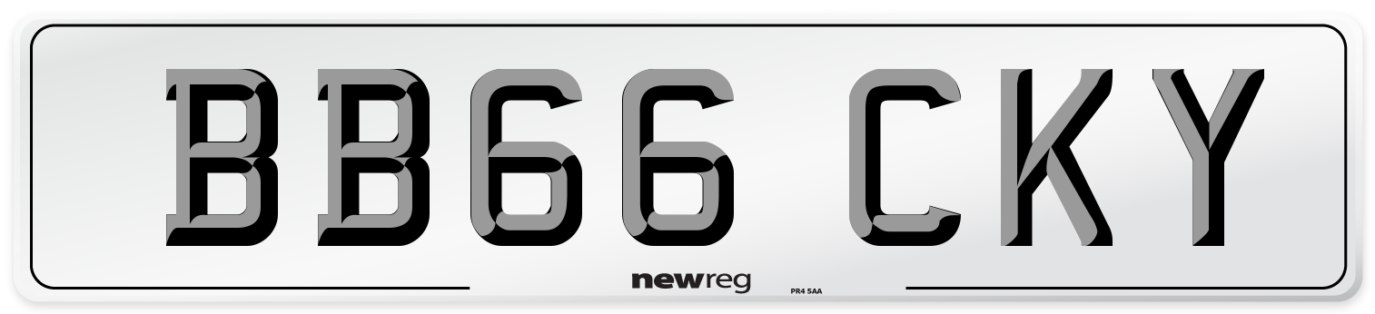 BB66 CKY Number Plate from New Reg